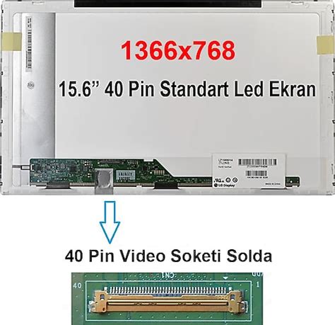 standart 15.6 led ekran 40 pin